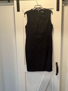 Liverpool Sleek Sleeveless Midi Dress - Black